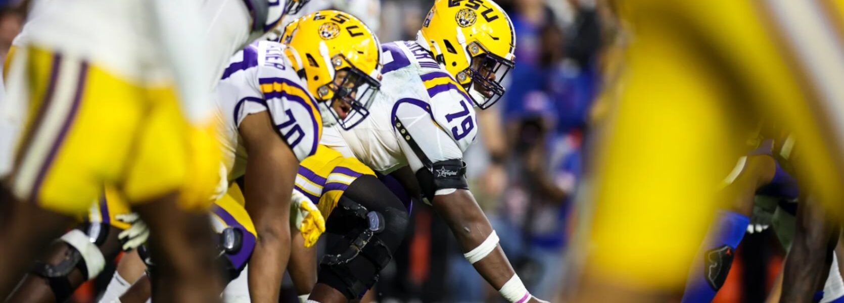 Poor choices on a throw-away play cost LSU OL first half against Ole Miss