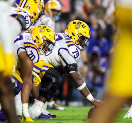 Poor choices on a throw-away play cost LSU OL first half against Ole Miss