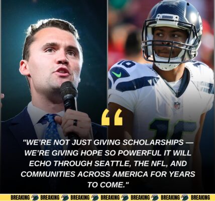 BREAKING NEWS❤️: In an unprecedented move, Seattle Seahawks wide receiver Tyler Lockett stuns fans with the announcement that 20,000 free scholarships for youth sports programs will be pledged in partnership with local charities at the next home game, while a 15-minute tribute featuring images and controversial quotes from the late Charlie Kirk will be shown on the big screen.