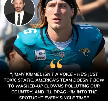 BREAKING NEWS: The firestorm surrounding Jimmy Kimmel has just ERUPTED to a whole new level — and now Jacksonville Jaguars superstar Trevor Lawrence has BROKEN HIS SILENCE. In a statement that thunders across the NFL, Lawrence’s words are shaking the league to its core and fueling a wave of nationwide outrage…