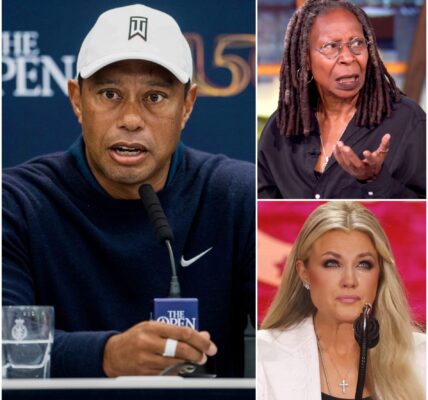 SHOCKING TV MOMENT: WHOOPI GOLDBERG ATTACKS ERIKA KIRK, CALLING HER A “T.R.U.M.P PUPPET” — TIGER WOODS STANDS UP AND DELIVERS A LESSON IN RESPECT!