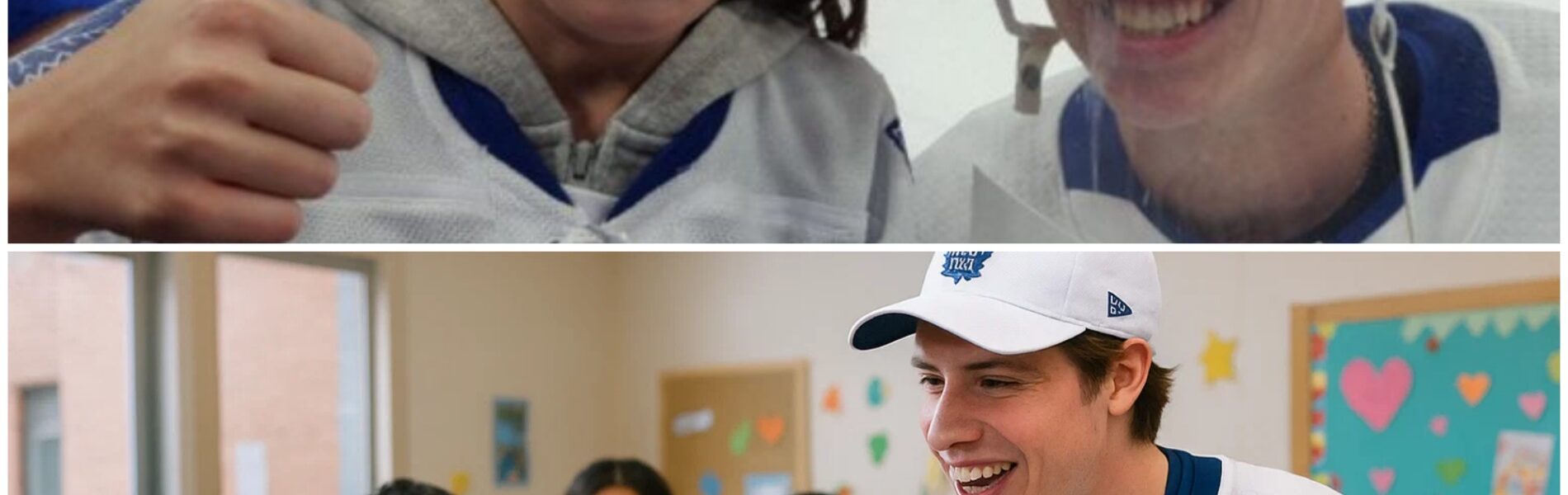 “Hockey gives me joy and glory, but the greatest happiness is sharing that love with the community,” Marner shared.