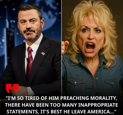 BREAKING NEWS: The wave of controversy surrounding Jimmy Kimmel after his inappropriate comments about those commemorating Ch@rlie K!rk has not yet subsided, but recently, country music icon Dolly Parton has made public opinion even more agitated. In an interview, she bluntly criticized Kimmel: "He has crossed the line. With such offensive words, Jimmy Kimmel should leave America. We don't need a fake 'bad boy' on television."