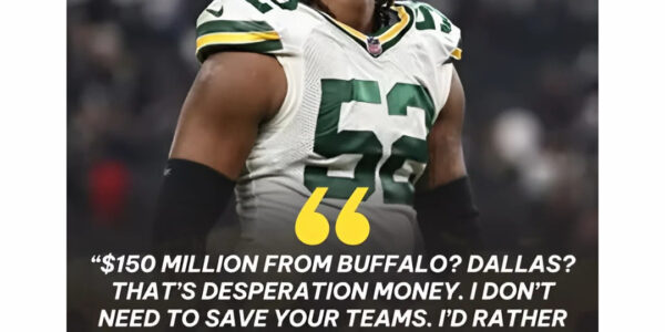 Rashan Gary Says “No” to $150 Million, Stays With Packers, Leaving Fans and the League Reeling