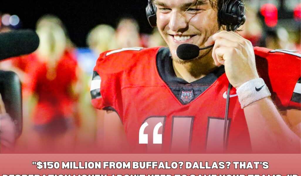 "$150 million from Buffalo? Dallas? That’s desperation money. I don’t need to save your teams. I’d rather take less and be a legend with the Bulldogs than be a forgotten hired gun in Loserville." — Gunner Stockton