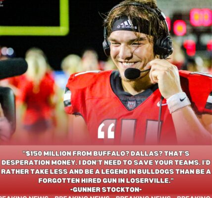 "$150 million from Buffalo? Dallas? That’s desperation money. I don’t need to save your teams. I’d rather take less and be a legend with the Bulldogs than be a forgotten hired gun in Loserville." — Gunner Stockton