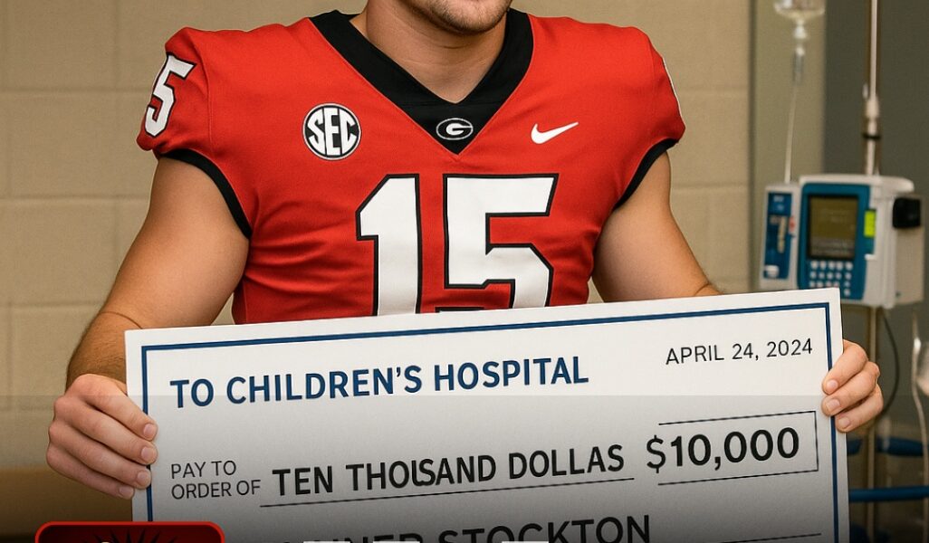 "Gunner Stockton: More Than a Quarterback — The Heart, Leadership, and Generosity That Makes Georgia Fans Proud"
