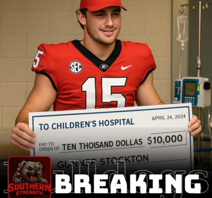 "Gunner Stockton: More Than a Quarterback — The Heart, Leadership, and Generosity That Makes Georgia Fans Proud"