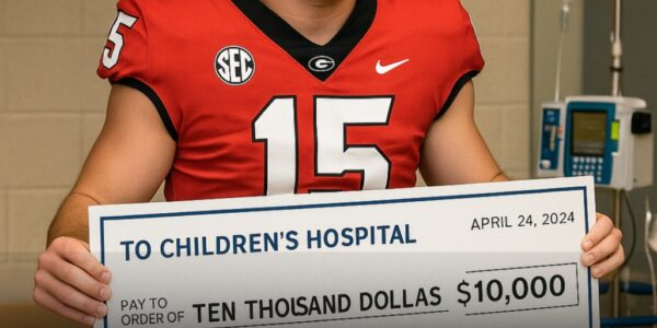 "Gunner Stockton: More Than a Quarterback — The Heart, Leadership, and Generosity That Makes Georgia Fans Proud"