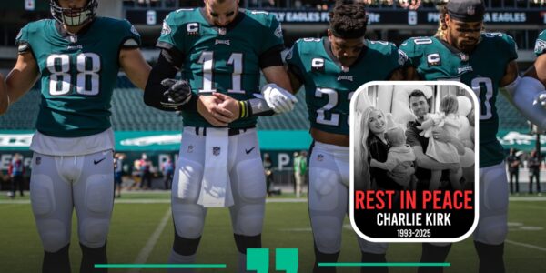 BREAKING NEWS: Philadelphia Eagles’ Stunning Gesture: $100,000 Gift to Secure Future of Charlie Kirk’s Child After Tragic Loss