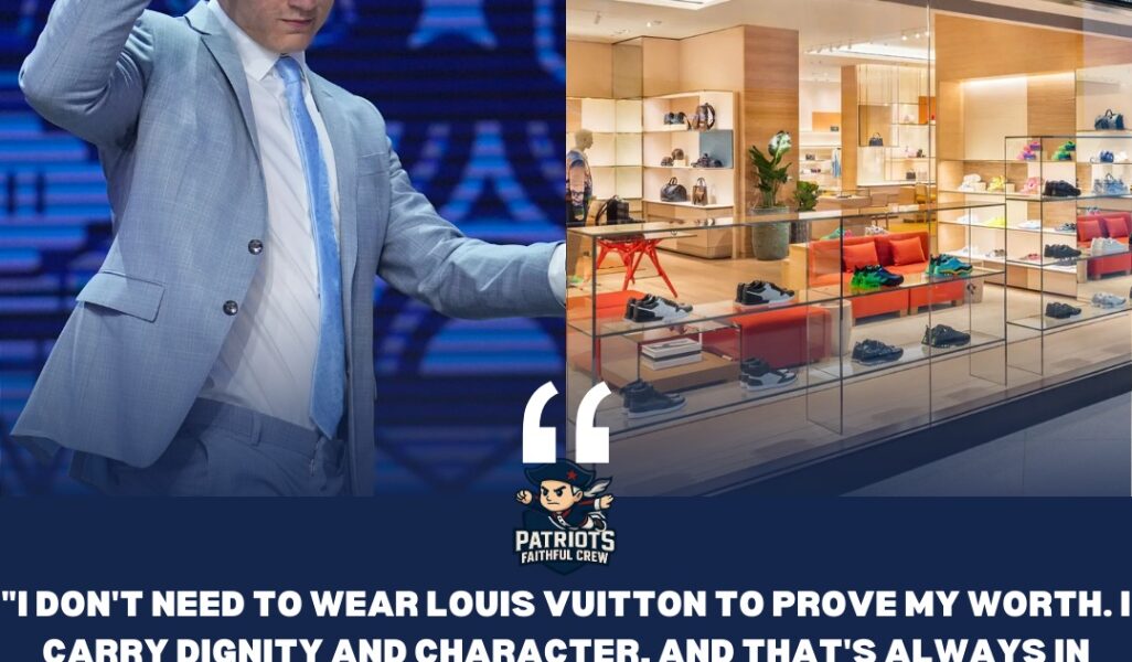 "Drake Maye Champions Integrity Over Luxury: ‘I Don’t Need Louis Vuitton; My Dignity and Silence Speak Louder Than Words’"