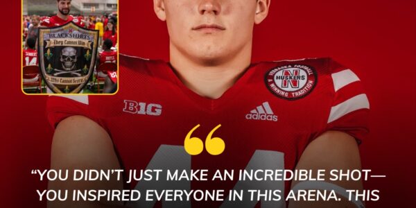 Luke Lindenmeyer Shocks Fans by Awarding a Special Prize to an Adult Winner of the Basketball Contest, Delivering Direct Inspiration from the Nebraska Star, Leaving the Crowd Stunned and Curious About This Rare Moment!