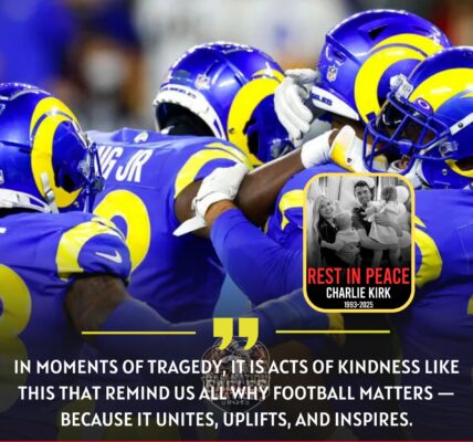 BREAKING NEWS: Beyond the Gridiron: Los Angeles Rams Shock Sports World with $200,000 Gift to Secure Future of Charlie Kirk’s Child