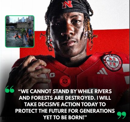 Emmett Johnson Makes a Bold Move That Sparks Widespread Support❤️: Nebraska Star Takes Action in the Name of Rivers, Environment, and a Greener Future, Leaving Fans Excited, Inspired, and Eager to See the Impact of His Surprising Decision!