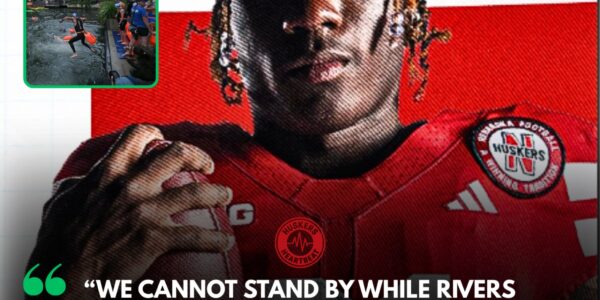 Emmett Johnson Makes a Bold Move That Sparks Widespread Support❤️: Nebraska Star Takes Action in the Name of Rivers, Environment, and a Greener Future, Leaving Fans Excited, Inspired, and Eager to See the Impact of His Surprising Decision!