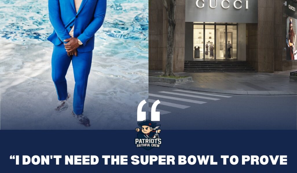 Breaking: Antonio Brown Shows Off His Off-Field Style with Gucci While Leading the New England Patriots, Proving That Fashion and Football Can Go Hand in Hand