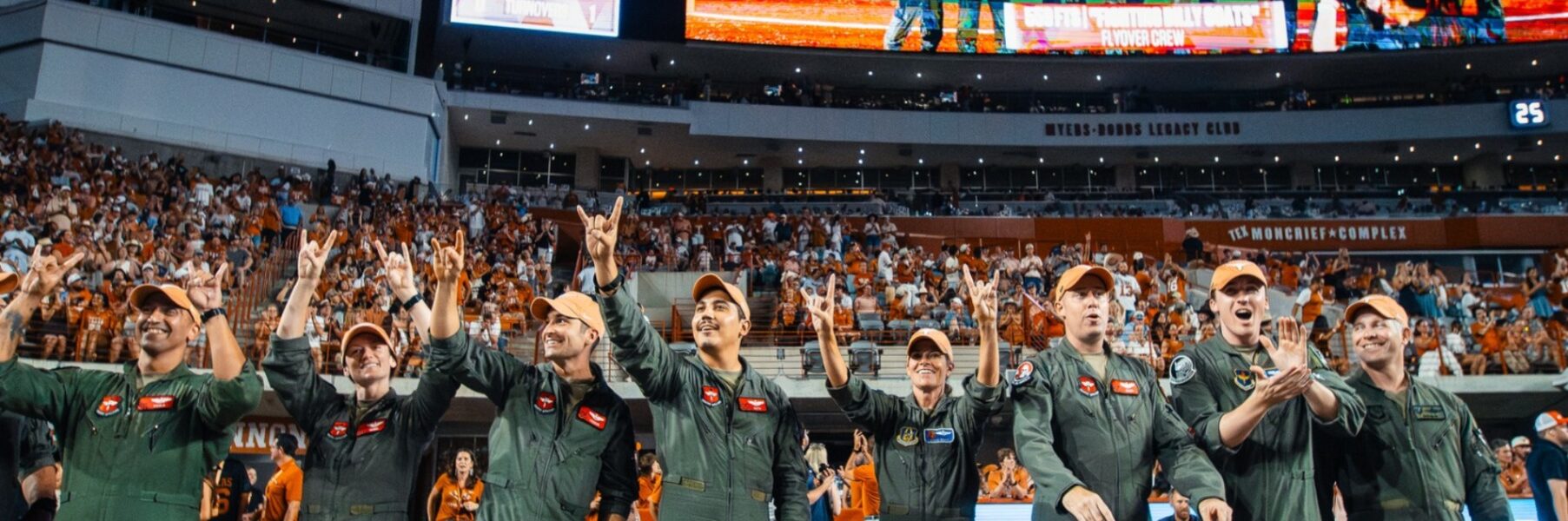 A Texas-Sized Salute: 559th Flying Training Squadron Performs Spectacular Pregame Flyover in Support of Longhorns