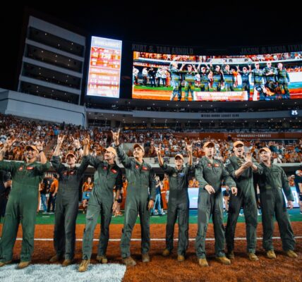 A Texas-Sized Salute: 559th Flying Training Squadron Performs Spectacular Pregame Flyover in Support of Longhorns