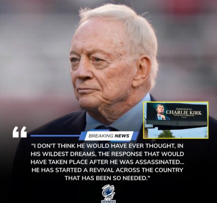 Jerry Jones Honors Charlie Kirk, Inspiring a National Movement of Solidarity