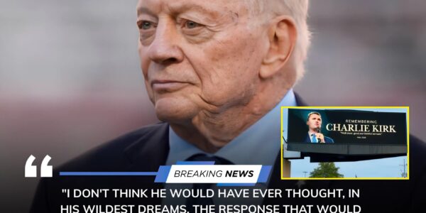 Jerry Jones Honors Charlie Kirk, Inspiring a National Movement of Solidarity