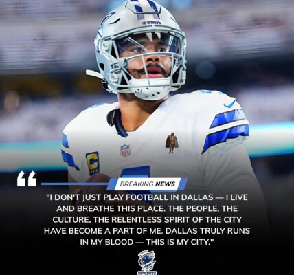 Dak Prescott’s Bold Declaration Ignites Dallas: “Cowboys Run in My Blood — This is My City”
