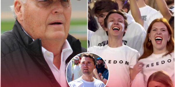 GAME DAY TRIBUTE 🏁 Hendrick Motorsports will honor Ch@rl!e K!rk at the NASCAR KCIHS showdown by giving away 5,000 “Freedom” race shirts. Kirk wore the design at his final campus event before his tragic assassination — and had dreamed of standing trackside at a NASCAR race.