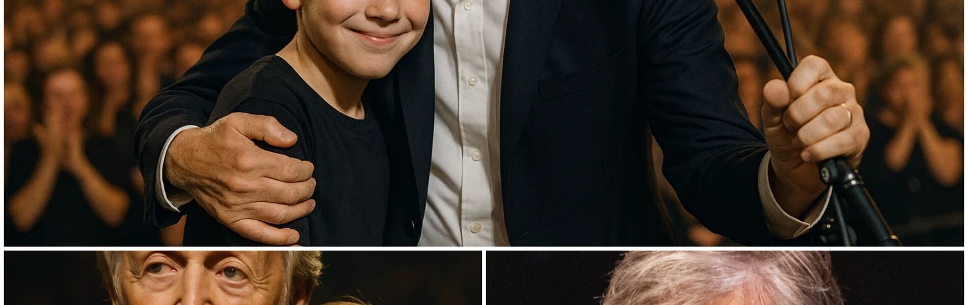 Shockwaves at Paul McCartney’s concert! Mid-song, the music stopped — and history was made. Before 17,000 stunned fans, the Beatle legend embraced a young boy, his voice breaking as he declared: “He is the light of my life.” In an instant, the arena shifted from rock ‘n’ roll to raw emotion, as tears flowed, cheers erupted, and love eclipsed the spotlight. A performance turned into a life-changing revelation fans will never forget.