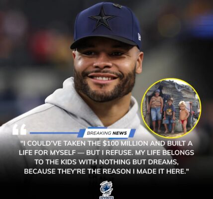 Dak Prescott Stuns NFL: Walks Away from $100 Million Deal to Build a Future for Kids