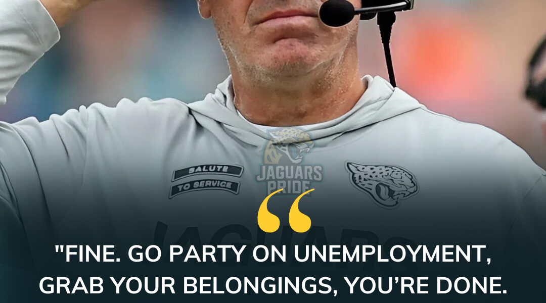 BREAKING: Jacksonville Jaguars rookie Travis Hunter just rocked the NFL world after reports claim he showed up to practice drunk. Coaches didn’t hold back: “You want to party? Do it on unemployment.” Fans are split — is this tough love, or the start of a career-ending meltdown? The drama in Duval is only heating up!