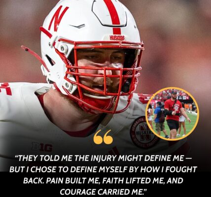 BREAKING ❤️: Nebraska Lineman Teddy Prochazka Faced the Darkness of Injury and Doubt — Nights of Pain, Silent Fears, and the Weight of Being Forgotten… Yet He Rose Again, Defied the Odds, and Delivered a Comeback So Powerful It Left Nebraska Stunned.
