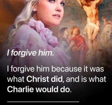 At Charlie Kirk’s memorial, Erika Kirk stunned the nation with words no one expected. With tears in her eyes, she invoked Scripture