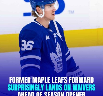Former Maple Leafs Forward Surprisingly Lands on Waivers Ahead of Season Opener