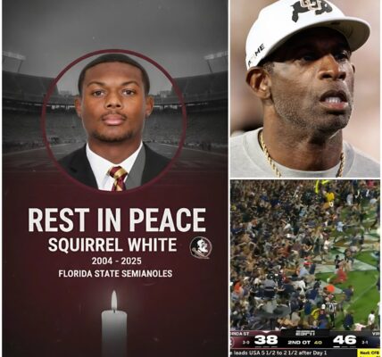 Deion Sanders Demands Justice After FSU Star Squirrel White Killed in Stadium Chaos