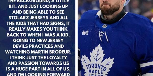 Anthony Stolarz wants to return the Passion after signing 4-year extension with Maple Leafs