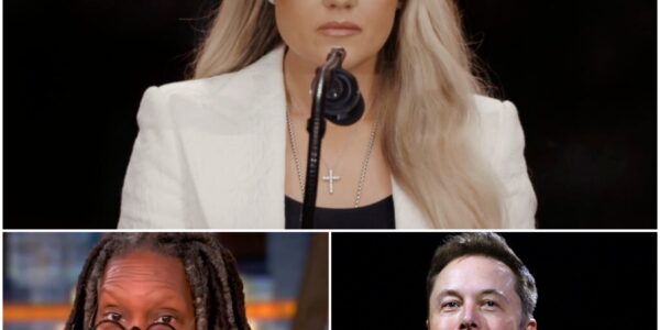 “Sit down, Barbie.” — Whoopi Goldberg suddenly snapped at Erika Kirk, branding her a “T.R.U.M.P. puppet” live on air. But just minutes later, before Erika could respond, Elon Musk leaned forward — not to mock, but to defend. With calm authority and piercing clarity, Musk turned to Whoopi and spoke a truth so powerful it froze the room. Erika sat stunned, her eyes wide, while the audience slowly rose — not in support of Whoopi, but in thunderous applause for Elon Musk, the man who turned an attack into a masterclass on respect, fairness, and courage.