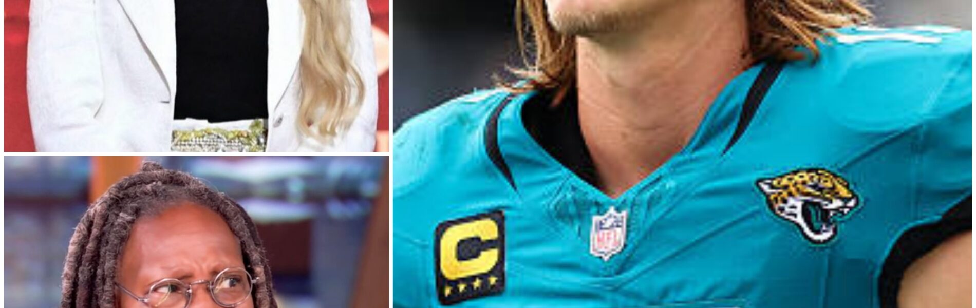 “Sit down, Barbie.” — Whoopi Goldberg suddenly snapped at Erika Kirk, calling her a “T.R.U.M.P. puppet” live on air. But just minutes later, before Erika could respond, Jacksonville Jaguars quarterback Trevor Lawrence stepped in — not to attack, but to defend. With calm authority and heartfelt sincerity, Lawrence addressed Whoopi, speaking a truth so powerful it froze the studio. Erika’s eyes widened in shock as the audience rose to their feet — not for Whoopi, but to honor Trevor Lawrence, who turned hostility into a lesson in respect, courage, and integrity.