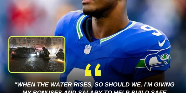 Amid floodwaters swallowing New York, New Jersey, and Pennsylvania, Kenneth Walker III—the Seahawks running back—quietly pledges all of his bonuses and salary to build safe shelters, rekindling hope for families with nowhere to return 💙💚