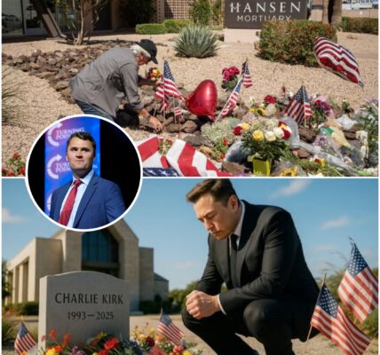 Shocking Scene: Elon Musk was spotted alone at Ch@rl!e K!rk’s grave, deep in thought. Witnesses claim he pulled a mysterious object from his pocket and buried it. When curiosity got the better of them and they dug it up, what they found revealed a jaw-dropping secret that no one saw coming…