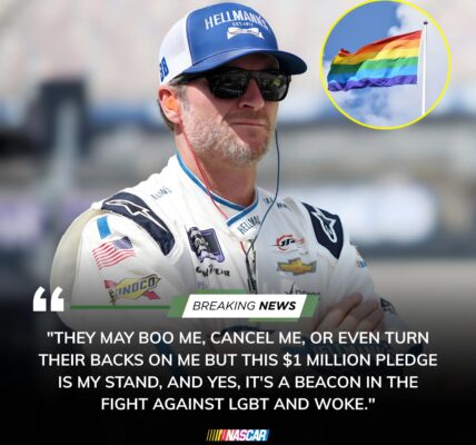 SHOCKWAVES ON THE TRACK: Dale Earnhardt Jr. Sparks Controversy With $1 Million Pledge Supporting Charlie Kirk