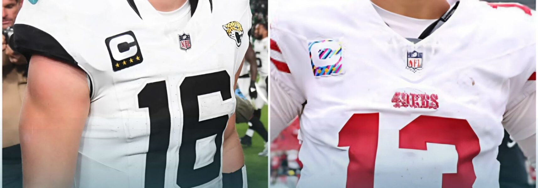 BREAKING: After the Jacksonville Jaguars edged out the San Francisco 49ers in a nail-biting 26–21 finish, the 49ers wasted no time demanding a rematch. But the real shock came when Trevor Lawrence, calm under the spotlight, delivered just seven words that sent shockwaves across the NFL world. Fans erupted, reporters scrambled, and social media exploded — turning one hard-fought win into the most talked-about rivalry moment of the season.