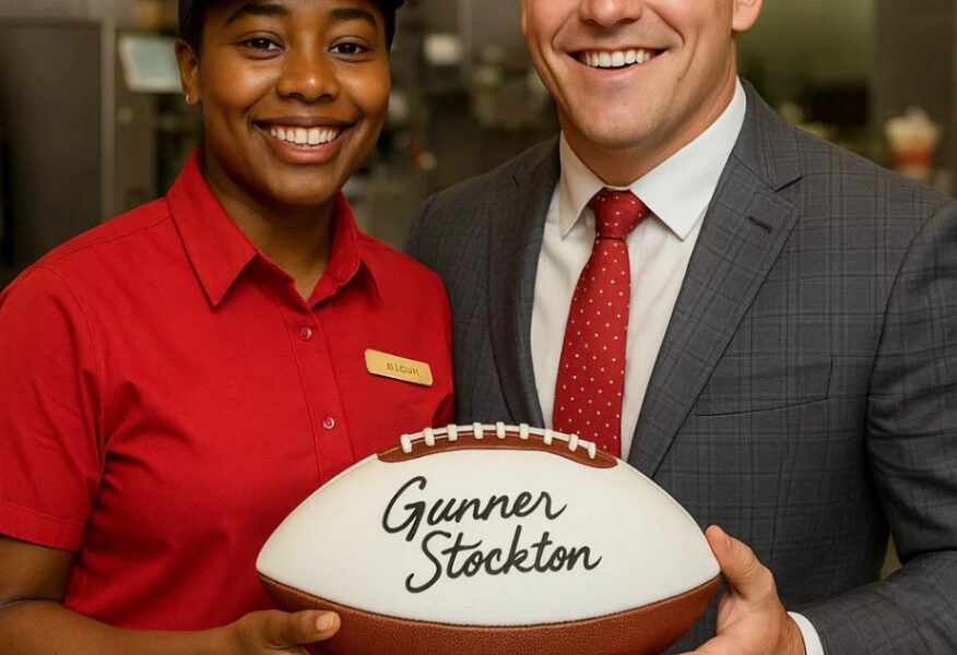 “From the Gridiron to Kindness: How Gunner Stockton Turned a Simple Autograph Into a Lifeline for a Georgia Family”