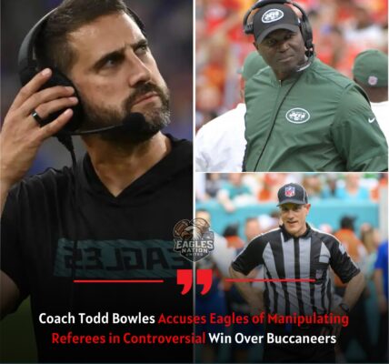 BREAKING NEWS: Coach Todd Bowles Accuses Eagles of Manipulating Referees in Controversial Win Over Buccaneers