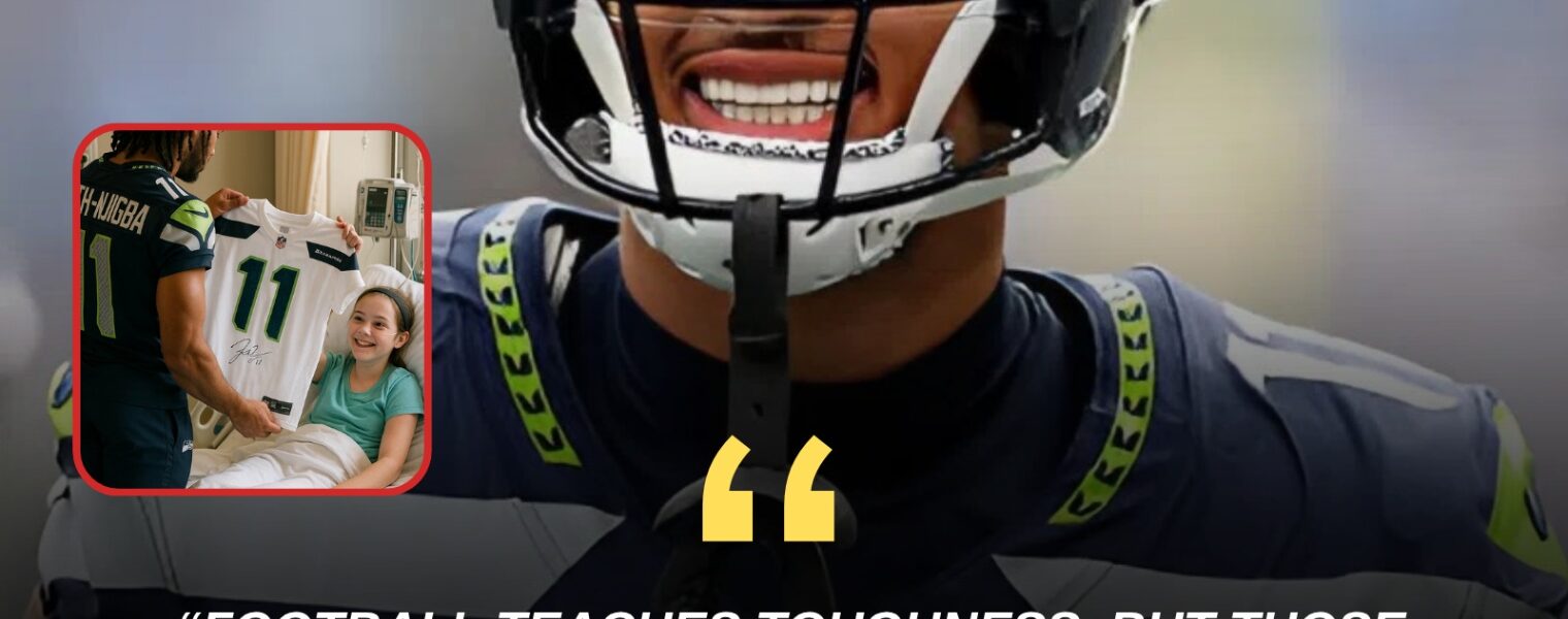 HOT NEWS ❤️: Seattle’s Jaxon Smith-Njigba didn’t just catch passes last weekend — he caught the hearts of young fans fighting illness. Visiting quietly, he handed out signed jerseys, posed for photos, and turned hospital rooms into stadiums of joy. Parents wiped away tears as their kids smiled wider than they had in months. Yet those close to him insist the most moving part of his visit hasn’t even been revealed…