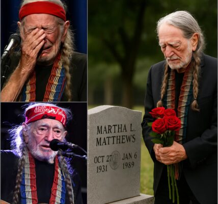 Willie Hugh Nelson quietly visited the grave of a former wife, carrying nothing but a small bundle of roses. There was no guitar in his hands, no stage to stand on—only the still air and his voice trembling through “Always on My Mind.” Those present recalled how, after the last note fell silent, Willie leaned close to the headstone and whispered a secret love story never revealed...
