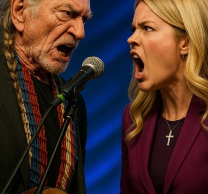 For a breath, he said nothing, only strummed his fingers across the edge of the table as the audience waited. Then, with a steady gaze, he cut straight through the silence: “Toxic is when you sell anger dressed as truth. I’ve been carrying this fight longer than you’ve been on this earth.” 💥 The crowd erupted in cheers, chants pounding the walls, while Karoline struggled for words. Willie simply leaned back, unshaken, as though he’d just played another verse in a song he knew by heart. The conversation that never aired on television, all in the story below👇