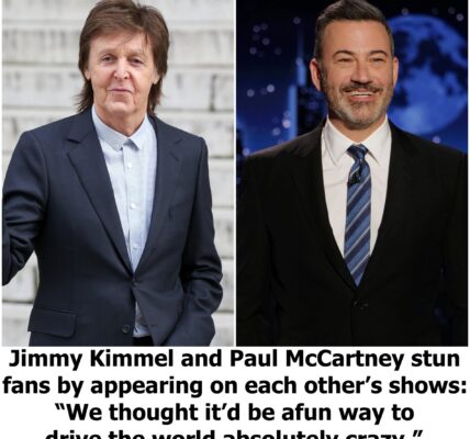 Jimmy Kimmel and Paul McCartney shocked fans with an unexpected late-night crossover Tuesday — laughter, music, and jaw-dropping moments that left audiences calling it one of the most unforgettable TV surprises of the year.