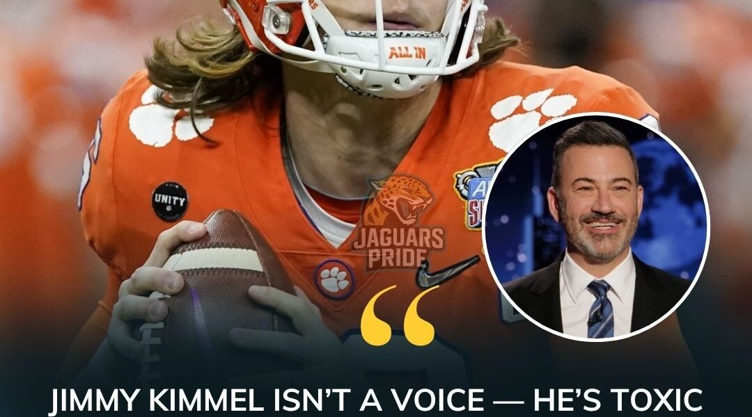 BREAKING NEWS: The storm around Jimmy Kimmel has erupted — and now Jacksonville Jaguars superstar Trevor Lawrence SPEAKS OUT, breaking his silence with a shocking statement that shakes the NFL and ignites nationwide outrage like never before…