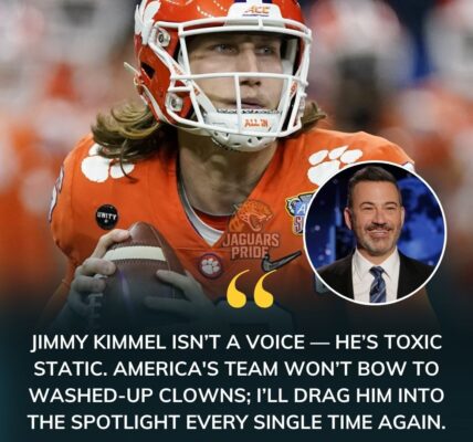 BREAKING NEWS: The storm around Jimmy Kimmel has erupted — and now Jacksonville Jaguars superstar Trevor Lawrence SPEAKS OUT, breaking his silence with a shocking statement that shakes the NFL and ignites nationwide outrage like never before…