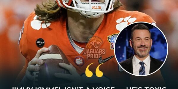 BREAKING NEWS: The storm around Jimmy Kimmel has erupted — and now Jacksonville Jaguars superstar Trevor Lawrence SPEAKS OUT, breaking his silence with a shocking statement that shakes the NFL and ignites nationwide outrage like never before…