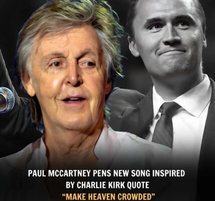 PAUL MCCARTNEY WRITES NEW SONG INSPIRED BY CHARLIE KIRK’S QUOTE “MAKE HEAVEN CROWDED” — Early reactions have been electric, with fans worldwide pleading for the full release… 💬 “I got goosebumps… Paul’s music has never felt this powerful,” one fan shared. It’s more than a song — it’s a timeless message of hope, love, and legacy that could move millions across generations.